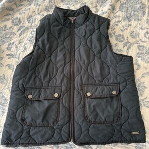 Natural Reflections Black Quilted Vest